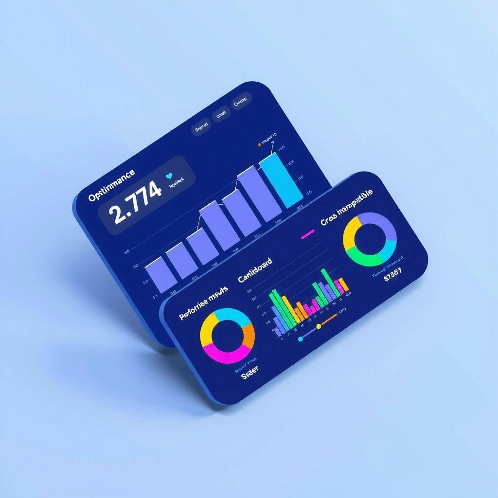 Performance metrics dashboard showing cross-platform optimization results